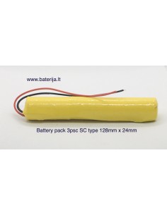 Battery pack SubC 3,6V...
