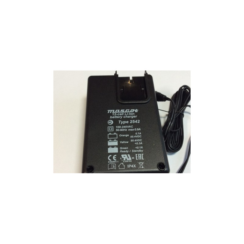 Mascot li-on charger 12S cell  50,4V 0,7Ah