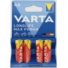 Varta MAX TECH LR6 AA Batteries 1.5V 4 pcs 4706 | baterija.lt