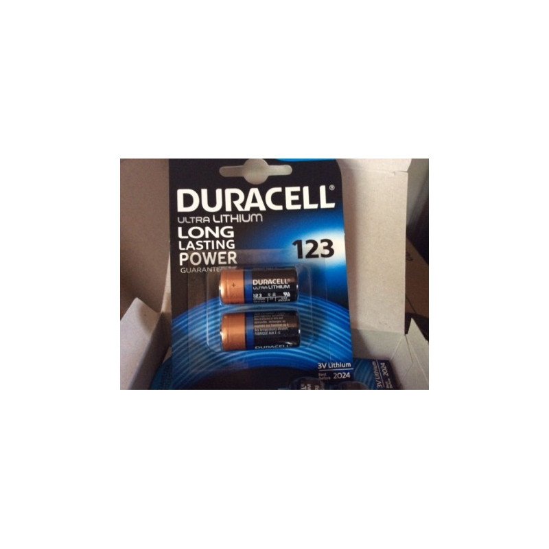 Duracell CR123A Lithium Batteries (2-Pack) – High Quality & Reliability| baterija.lt