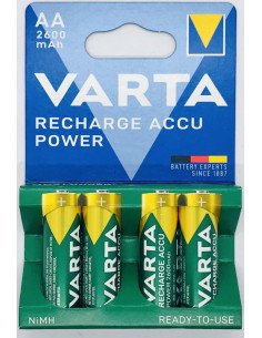 Varta Power Accu AA 5716 2600mAh (4 vnt) | baterija.lt