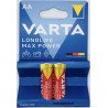 Varta MAX TECH LR6 AA baterijos 1,5V 2 vnt. 4706 | baterija.lt
