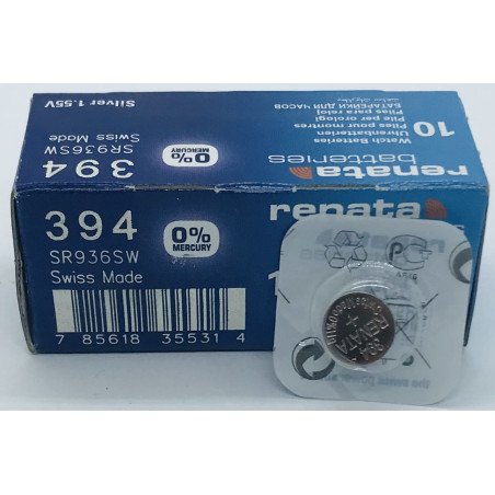 Baterija Renata 394 (SR936SW) 1.55V | baterija.lt