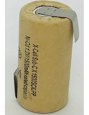 Xcell  SubC Ni-Mh 1500mAh 1,2V (with contact)