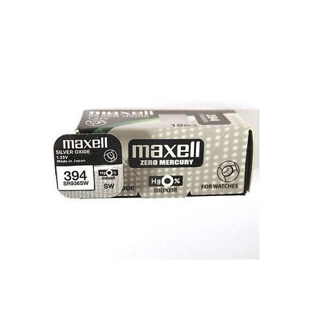 Maxell 394 380 SR936SW silver oxide battery | baterija.lt