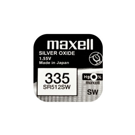 Maxell baterija 335 SR512SW | baterija.lt