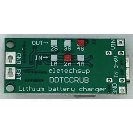 4S Li-Ion USB-C Charging Module 5V with Indicator | baterija.lt
