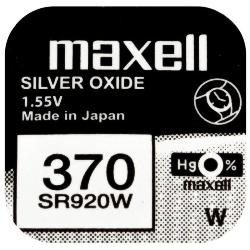 Maxell 370 SR921W battery | baterija.lt
