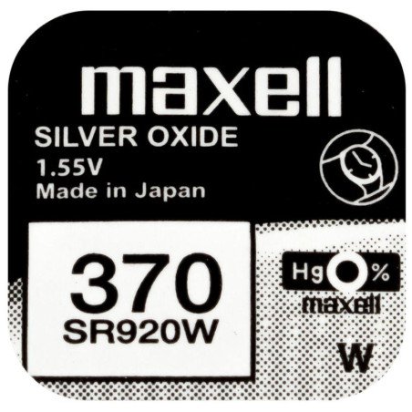 Maxell 370 SR921W battery | baterija.lt