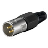 XLR 3 pole connector/male