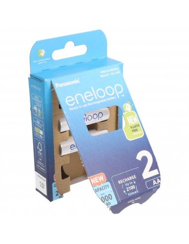 Panasonic Eneloop AA 2000mAh akumuliatoriai 2 vnt | baterija.lt