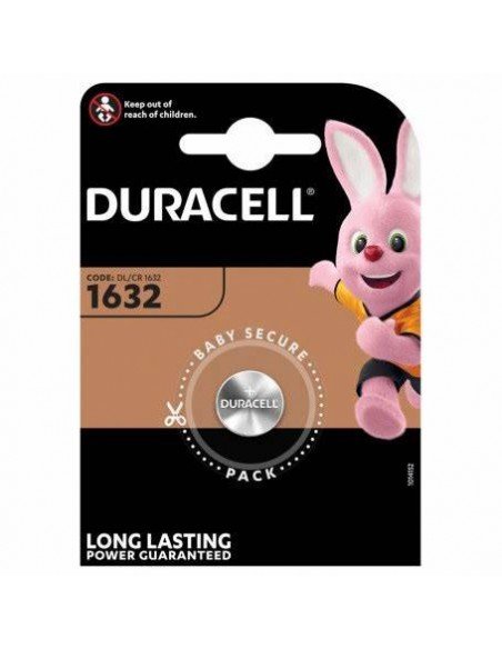 Duracell CR1632 (DL1632) 3V Lithium Battery, 1 pc | baterija.lt