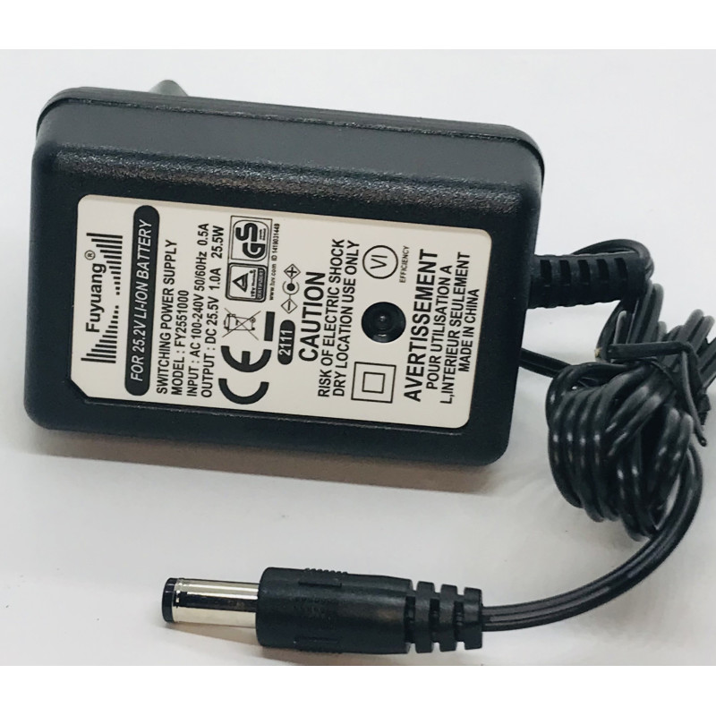 Li-ion Charger 6S cells 25,5V 1Ah