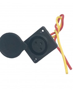 XLR3 pole connector (female)