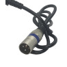 XLR3 pole connector (male) with wire