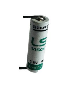Saft LS14500 lithium battery 3.6 V AA with U tags | baterija.lt