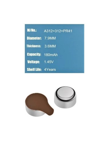 Rayovac Extra 312 (PR41) Hearing Aid Batteries (8 Pack) | baterija.lt