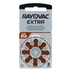 Rayovac Size 312 Hearing Aid Batteries | baterija.lt