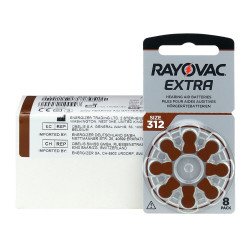 Rayovac Size 312 Hearing Aid Batteries | baterija.lt 2