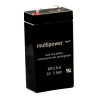 Multipower AGM baterija 6V 3800mAh