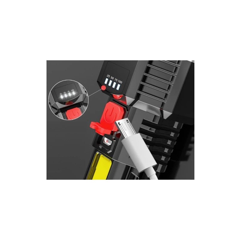 Prožektorius su 5 LED COB  (zd2423) | baterija.lt